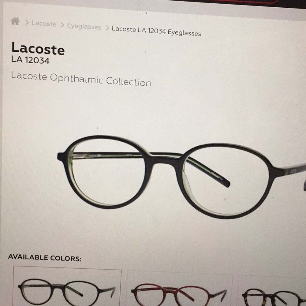 Lacoste Women's Frames